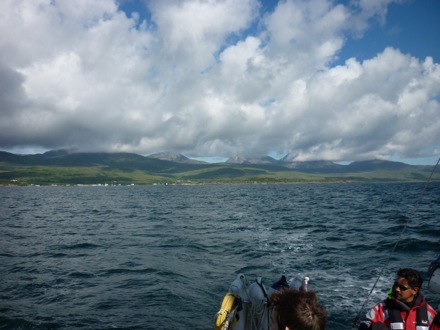 Tim Ramjaun, sailing around Scotland