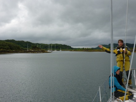 Tim Ramjaun, sailing around Scotland