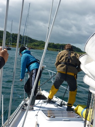 Tim Ramjaun, sailing around Scotland