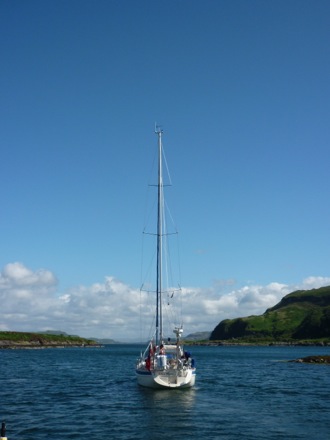 Tim Ramjaun, sailing around Scotland