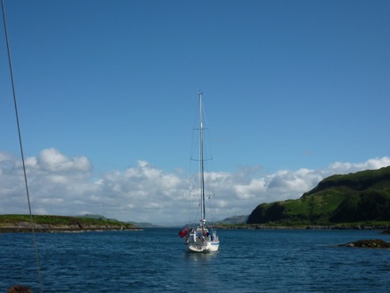 Tim Ramjaun, sailing around Scotland