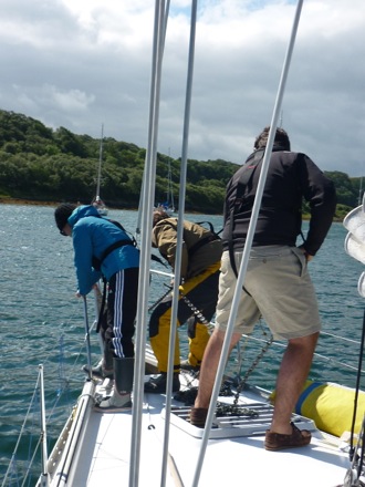 Tim Ramjaun, sailing around Scotland