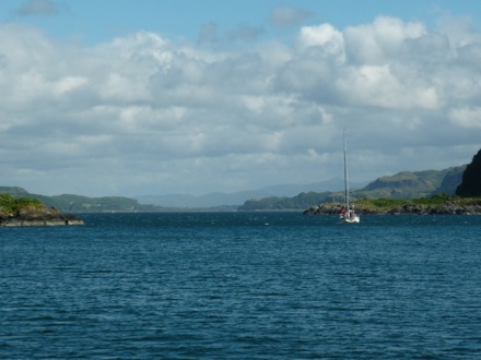 Tim Ramjaun, sailing around Scotland