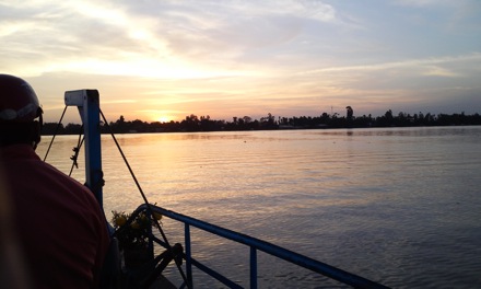 Duong, Van Tuan, Vietnam, Harry Bhadeshia, GIFT, POSTECHa sunset on Mekong river