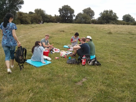 PT Group picnic, Grantchester, Cambridge, Cambridge University