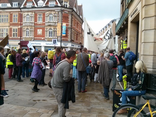 Stop the badger cull, Cambridge, U.K.