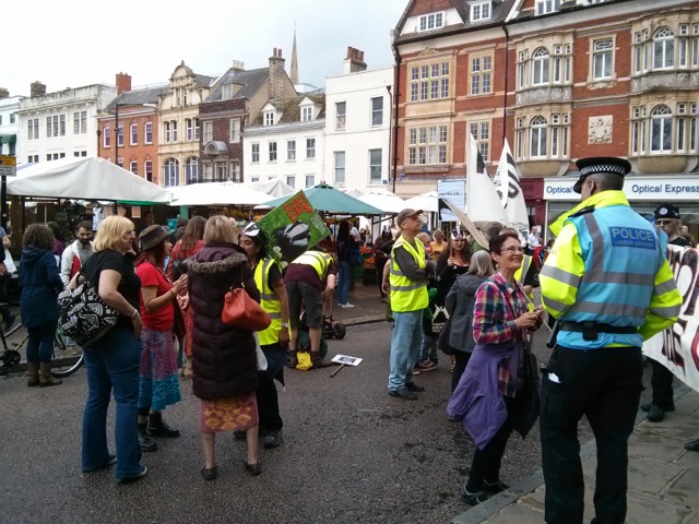 Stop the badger cull, Cambridge, U.K.