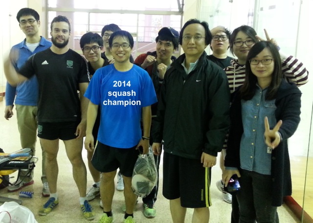 2014 Squash Champtionships,GIFT,POSTECH,Seung Woo Seo, Dong Woo Seo, Harry Bhadeshia