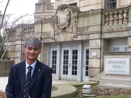 Harry Bhadeshia at the Case Western Reserve University to deliver the 2015 Van Horn Distinguished Lectures