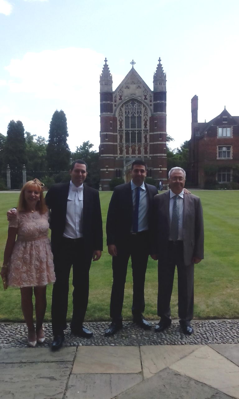 Hector Romero Pous graduates, University of Cambridge