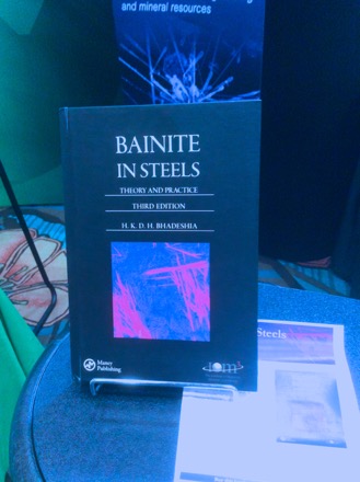 Bainite in Steels, third edition, Minsung Joo, Jae Hoon Jang, Heeyoung Kim, Hae Geon Lee, Han Soo Kim, Harry Bhadeshia, Emma Leighton