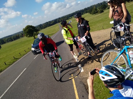 Oxford to Cambridge Bike ride, Hyun Kyung Kim, Mathew Peet, Lin Sun, James Nygaard, Siti, Steve Ooi, Priti, Bill Clyne