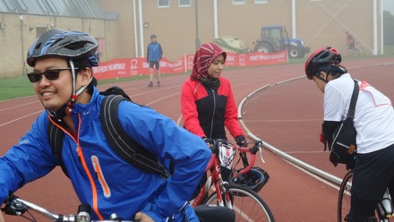 Oxford to Cambridge Bike ride, Hyun Kyung Kim, Mathew Peet, Lin Sun, James Nygaard, Siti, Steve Ooi, Priti, Bill Clyne