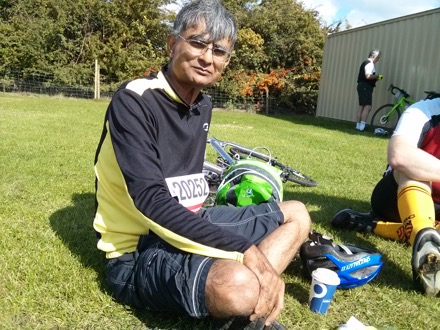 Oxford to Cambridge Bike ride, Hyun Kyung Kim, Mathew Peet, Lin Sun, James Nygaard, Siti, Steve Ooi, Priti, Bill Clyne