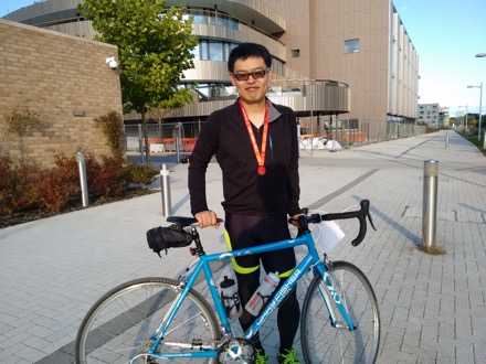 Oxford to Cambridge Bike ride, Hyun Kyung Kim, Mathew Peet, Lin Sun, James Nygaard, Siti, Steve Ooi, Priti, Bill Clyne