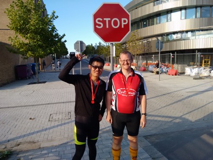 Oxford to Cambridge Bike ride, Hyun Kyung Kim, Mathew Peet, Lin Sun, James Nygaard, Siti, Steve Ooi, Priti, Bill Clyne