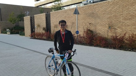 Oxford to Cambridge Bike ride, Hyun Kyung Kim, Mathew Peet, Lin Sun, James Nygaard, Siti, Steve Ooi, Priti, Bill Clyne