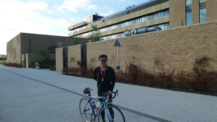 Oxford to Cambridge Bike ride, Hyun Kyung Kim, Mathew Peet, Lin Sun, James Nygaard, Siti, Steve Ooi, Priti, Bill Clyne