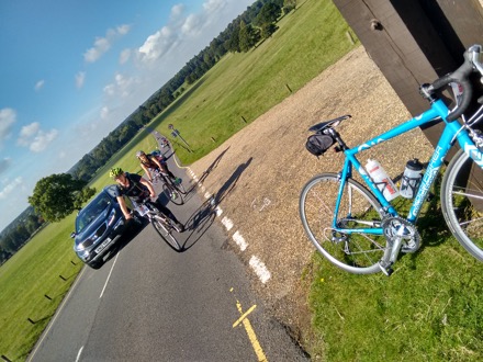 Oxford to Cambridge Bike ride, Hyun Kyung Kim, Mathew Peet, Lin Sun, James Nygaard, Siti, Steve Ooi, Priti, Bill Clyne