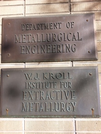 Colorado, Golden, David Matlock, April 2015, Harry Bhadeshia, Department of Materials Engineering, Metallurgy, crystallography, minerals