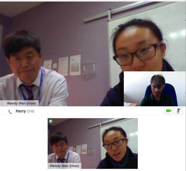 Progress meeting, Cambridge (Harry), Abington (Wen Di, Yanhui Zhang