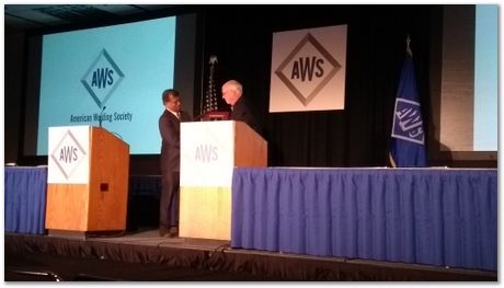 Stan David, Tarashankar DebRoy, Harry Bhadeshia, American Welding Society, AWS, Chicago, November 2017, steels, metallurgy