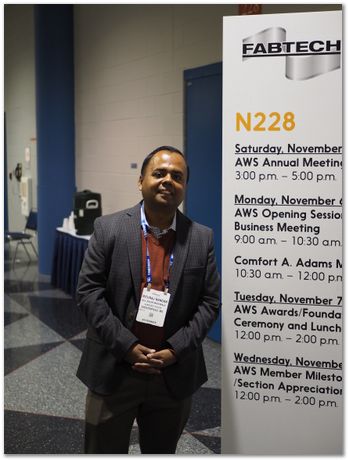 pb060002.jpg Stan David, Tarashankar DebRoy, Harry Bhadeshia, American Welding Society, AWS, Chicago, November 2017, steels, metallurgy