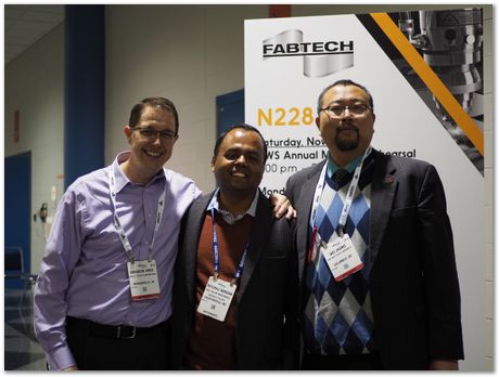 pb060003.jpg Stan David, Tarashankar DebRoy, Harry Bhadeshia, American Welding Society, AWS, Chicago, November 2017, steels, metallurgy