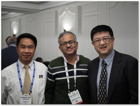 pb070049.jpg Stan David, Tarashankar DebRoy, Harry Bhadeshia, American Welding Society, AWS, Chicago, November 2017, steels, metallurgy