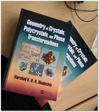 crystallography, crystals, polycrystals, phase transformations, Harry Bhadeshia, Harshad Bhadeshia
