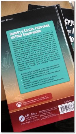 crystallography, crystals, polycrystals, phase transformations, Harry Bhadeshia, Harshad Bhadeshia