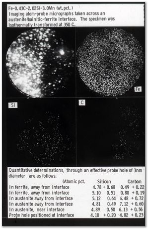 Bob Waugh, atom probe, field ion microscopy, metallurgy, superalloy, iridium, tungsten, cobalt, nickel alloy