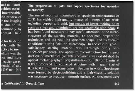 Bob Waugh, atom probe, field ion microscopy, metallurgy, superalloy, iridium, tungsten, cobalt, nickel alloy