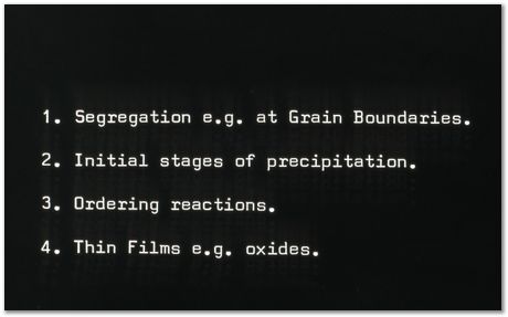 Bob Waugh, atom probe, field ion microscopy, metallurgy, superalloy, iridium, tungsten, cobalt, nickel alloy