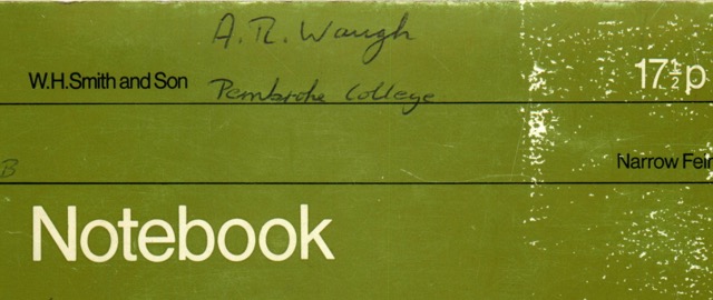 Bob Waugh, A. R. Waugh, field ion microscopy, atom probe, laboratory book, 1971, snippets