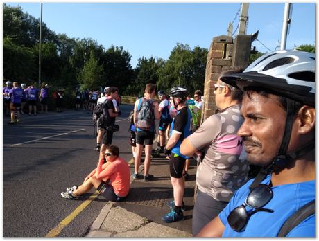 London to Cambridge bike ride, July 2018, Apparao Chintha, Harry Bhadeshia