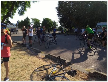 London to Cambridge bike ride, July 2018, Apparao Chintha, Harry Bhadeshia