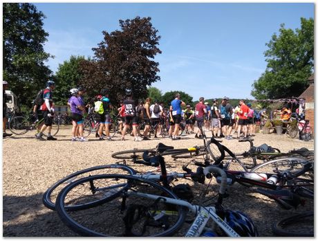 London to Cambridge bike ride, July 2018, Apparao Chintha, Harry Bhadeshia