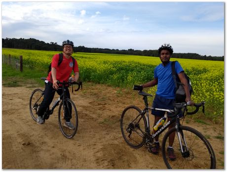 Suffolk bike ride, Apparao Chintha, Gebril El Fallah, Steve Ooi, Harry Bhadeshia, cycling, September 2018