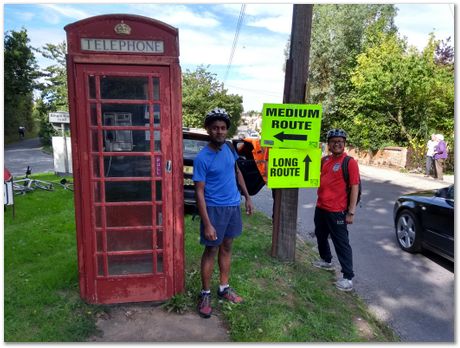 Suffolk bike ride, Apparao Chintha, Gebril El Fallah, Steve Ooi, Harry Bhadeshia, cycling, September 2018