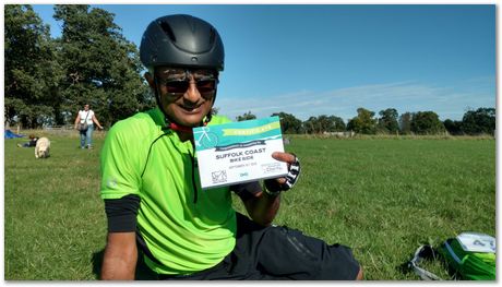 Suffolk bike ride, Apparao Chintha, Gebril El Fallah, Steve Ooi, Harry Bhadeshia, cycling, September 2018