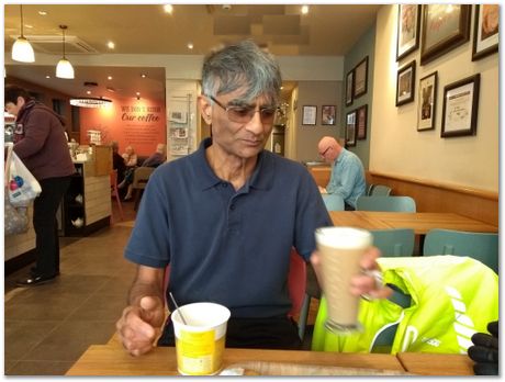 Steve Ooi, Harry Bhadeshia, Apparao Chintha, 100 mile bicycle ride, May 2019