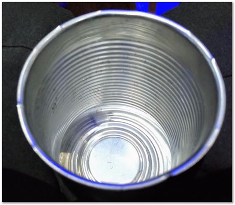 Tin can for food