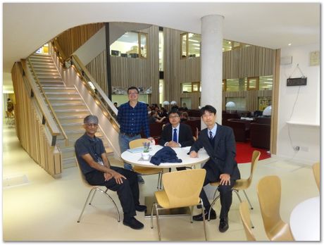 Visitors from Nippon Steel Corporation and  Institute of Maritime, Port and Aviation Technology, Yasuhira Yamada, Teppei Ohkawa, Harry Bhadeshia, Steve Ooi, maritime collisions, ships, steel, Metallurgy