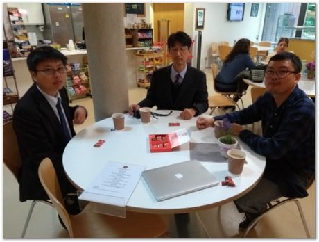 Visitors from Nippon Steel Corporation and  Institute of Maritime, Port and Aviation Technology, Yasuhira Yamada, Teppei Ohkawa, Harry Bhadeshia, Steve Ooi, maritime collisions, ships, steel, Metallurgy