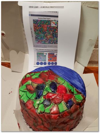 Omar Shah, Sarah Martin, University of Cambridge, Soraya von Willingh, University of Cape Town, Harry Bhadeshia, cakes, crystallography, symmetry