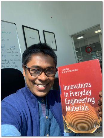 saurabh_kundu_book.jpg Innovations in Everyday Engineering Materials, Springer Nature, T. DebRoy and H. K. D. H. Bhadeshia, 2021, Harry Bhadeshia, University of Cambridge, Pennsylvania State University