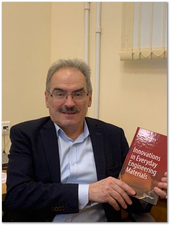 sergey.jpg Innovations in Everyday Engineering Materials, Springer Nature, T. DebRoy and H. K. D. H. Bhadeshia, 2021, Harry Bhadeshia, University of Cambridge, Pennsylvania State University