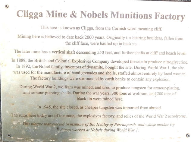 Cligga mine, Cornwall