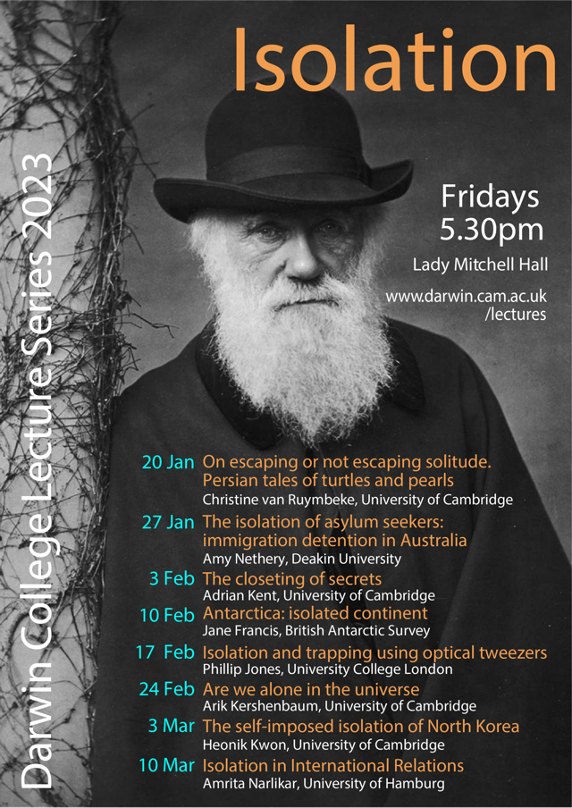 Darwin College Lecture Series 2023